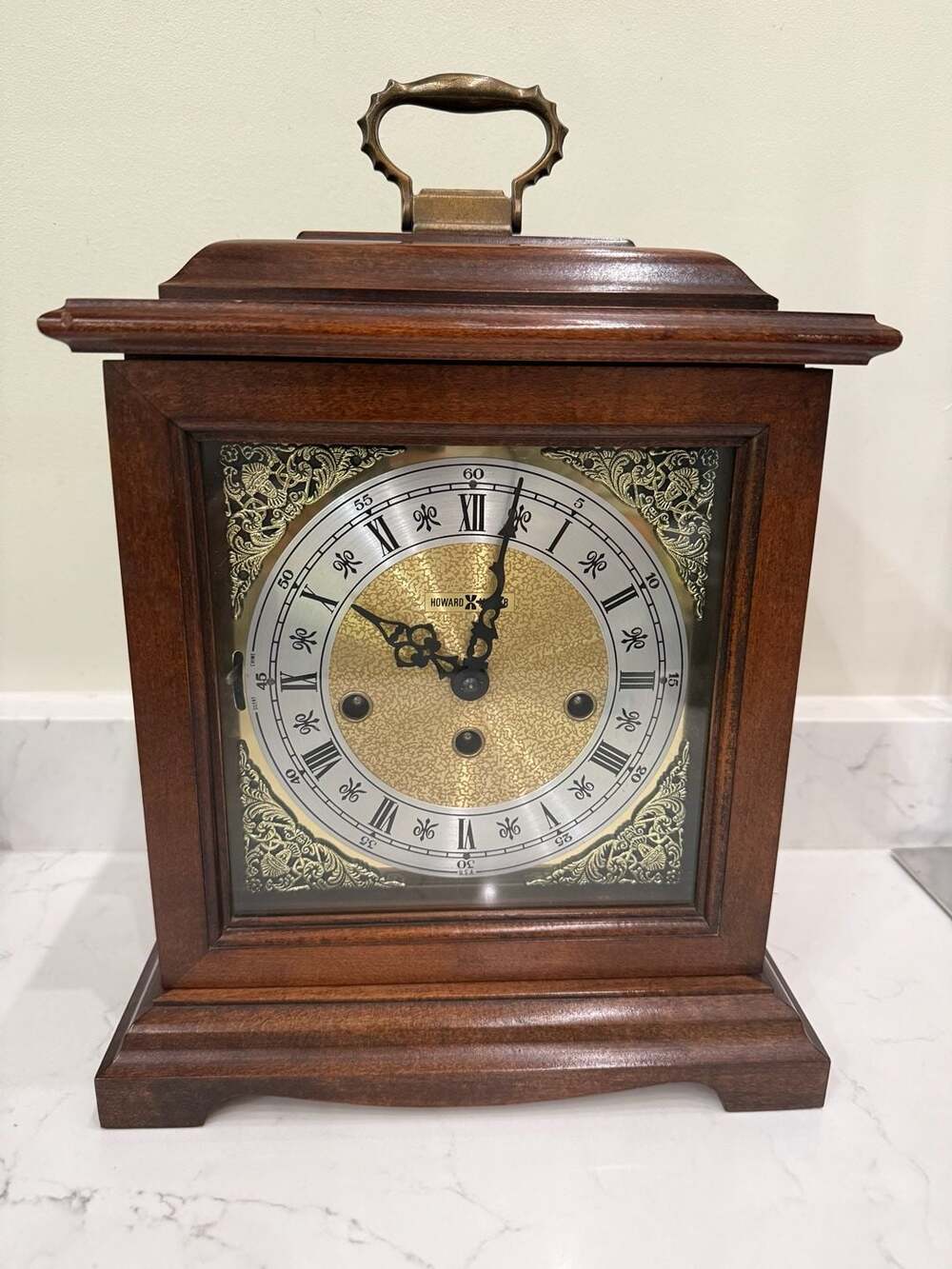 Howard Miller Graham Bracket Mantel Clock 612-437 Key-Wound Westminster Chime